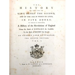 The history of the life of King Henry the Second